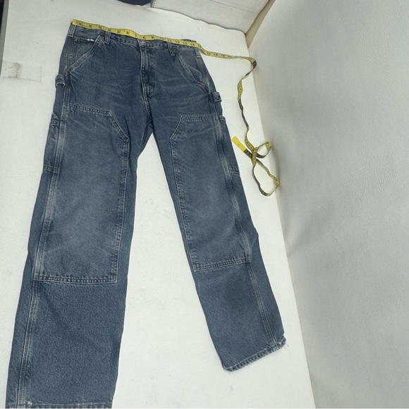 Agolde Rami Carpenter Jeans Women’s 27 Repetition Blue Ankle Leg Revolve - Picture 6 of 7